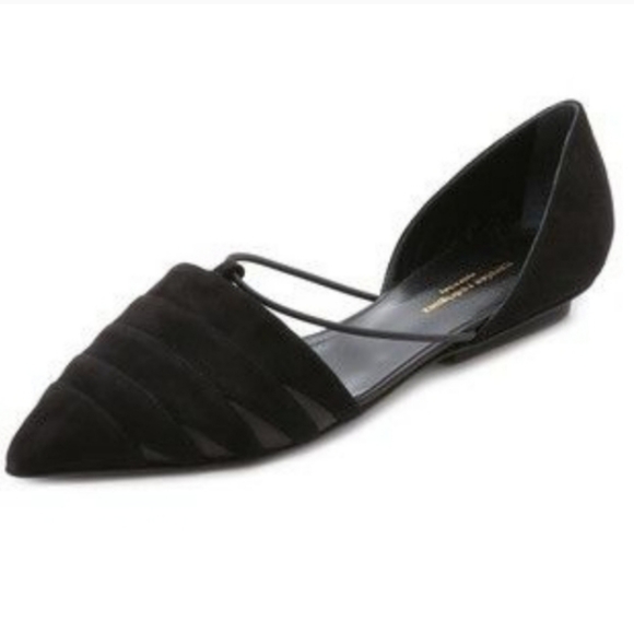 Narciso Rodriguez Shoes - Narciso Rodriguez Suede Flats Size 37.5